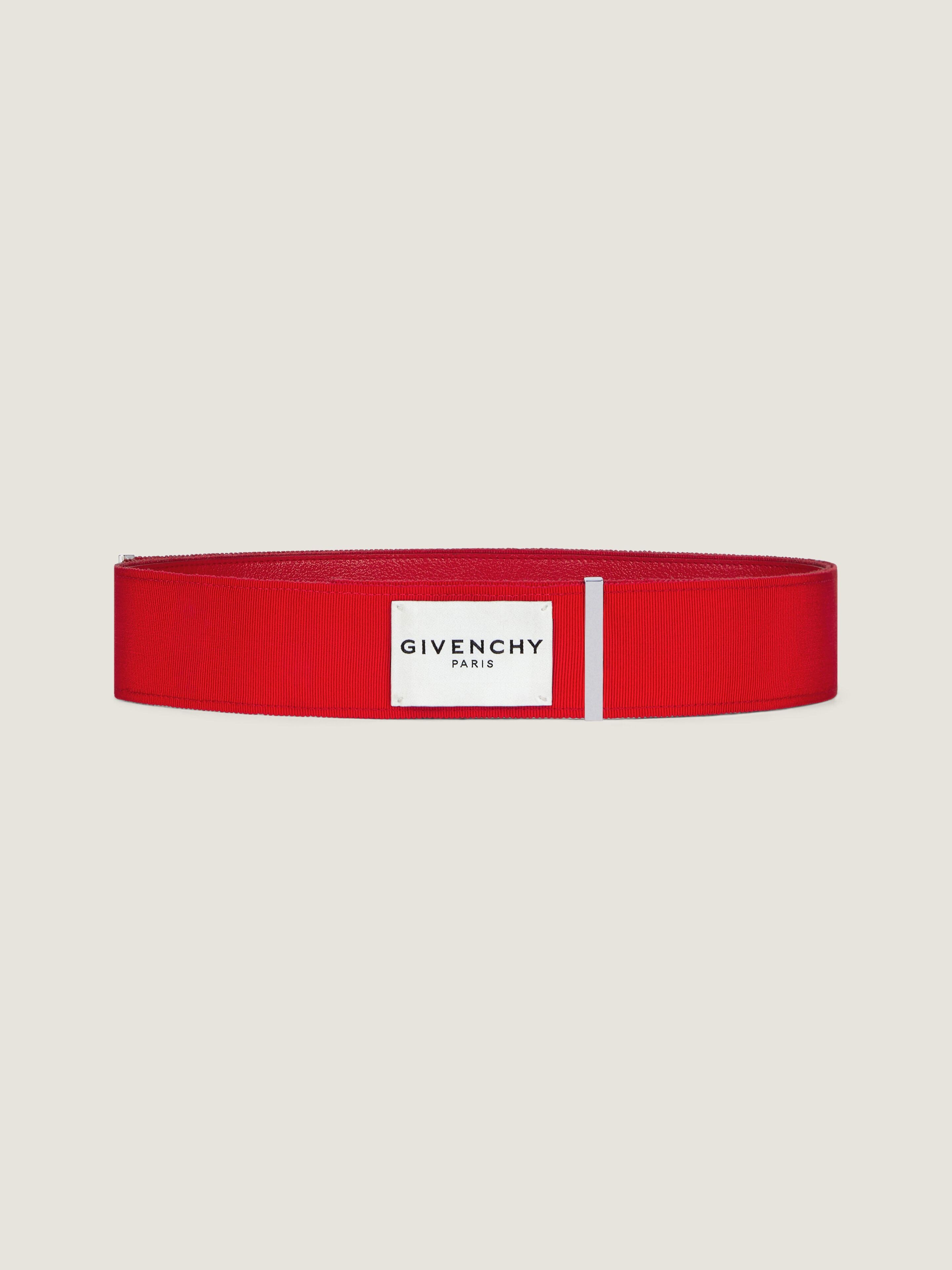Long belt in gros grain